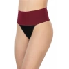 Hubrendy Beru Bordo Mı 2048 Seamless Çift Renk String Korse