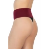 Hubrendy Beru Bordo Mı 2048 Seamless Çift Renk String Korse