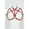 Hubrendy Beru Boyundan Bağlamalı Fetiş Göğüs Harness - Brf166