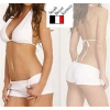 Hubrendy Beru Br03123 Şort Bikini Takım