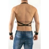 Hubrendy Beru Deri Erkek  Göğüs Üzeri Harness - Brfm80