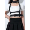 Hubrendy Beru Deri Göğüs Harness Ve Choker-tasma Takım - Brf959