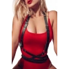 Hubrendy Beru Elbise Üzeri Askılı Kemer Deri Harness - Brf1392