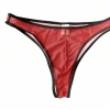 Hubrendy Beru Erkek  Biyeli Kırmızı Transparan Brazillian Slip
