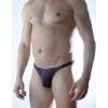 Hubrendy Beru Erkek Daire Desenli Brazillian Slip