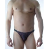 Hubrendy Beru Erkek Daire Desenli Brazillian Slip