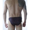 Hubrendy Beru Erkek Daire Desenli Slip Çamaşır