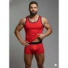 Hubrendy Beru Erkek Kırmızı Tank Top Boxer Takımı