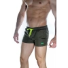 Hubrendy Beru Erkek Yeşil Mini Mayo Short