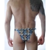 Hubrendy Beru Erkek Zar Desenli Brazillian Slip