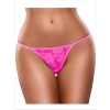 Hubrendy Beru Fantezi Pembe Dantel String-tanga