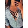 Hubrendy Beru Göğüs Dekolteli Seksi Harness Aksesuar - Brf288
