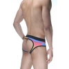 Hubrendy Beru Gökkuşağı Jockstrap Erkek  İç Giyim