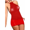Hubrendy Beru  Kırmızı Seksi Mini Elbise
