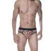 Hubrendy Beru Leopar Jockstrap Fantezi İç Giyim