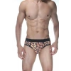 Hubrendy Beru Leopar Jockstrap Fantezi İç Giyim