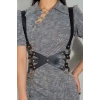 Hubrendy Beru Seksi Deri Döğüs Harness - Brf1186