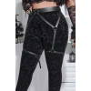 Hubrendy Beru Seksi Deri Jartiyer Harness - Brf956