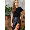 Hubrendy Beru Seksi Deri Tek Bacak Harness - Brf771