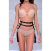 Hubrendy Beru Sık Deri Püsküllü Bel Kemer Harness - Brf1045
