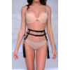 Hubrendy Beru Sık Deri Püsküllü Bel Kemer Harness - Brf1045