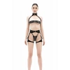 Hubrendy Beru Şık Deri Seksi Harness Takım -  Brf1373