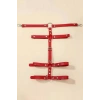 Hubrendy Beru Şık Deri Tek Bacaklı Jartiyer Harness - Brf942