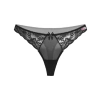 Hubrendy Beru  Siyah Dantelli Fantazi G String Külot