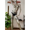 Hubrendy Beru Siyah Deri Bacak Harness - Brf214
