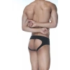 Hubrendy Beru Siyah Jockstrap Erkek  İç Giyim