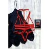 Hubrendy Beru String - Sütyen Lastik Harness Takım - Brf144