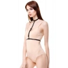 Hubrendy Beru Tek Sıralı Boyun Bel Deri Harness - Brf188