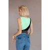 Hubrendy Beru Üçgen Giysi Göğüs Kemeri, Tek Omuzdan Askılı Deri Harness - Brf1120