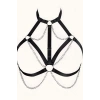 Hubrendy Beru Zincirli Lastik Göğüs Harness - Brf818