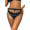 Hubrendy Beru Zincirli Şık Deri Bel Harness - Brf923