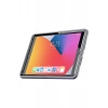 Hubrendy Bez Apple iPad 10.2 (7.nesil) Kılıf Hand Strap Tablet Kılıfı - Gri