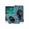 Hubrendy Bez Apple iPad 5 Air 9.7 Kılıf Strap-C Otterbox Tablet Kapak - Mavi