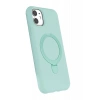 Hubrendy Bez Apple iPhone 11 Regal Magsafe Standlı Kapak - Su Yeşili