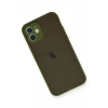 Hubrendy Bez Apple iPhone 12 Mini Kılıf Montreal Silikon Kapak - Açık Yeşil