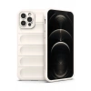 Hubrendy Bez Apple iPhone 12 Pro Kılıf Optimum Silikon - Krem