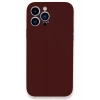 Hubrendy Bez Apple iPhone 13 Pro Kılıf Lansman Legant Silikon - Bordo