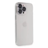 Hubrendy Bez Apple iPhone 13 Pro Max Kılıf Luko Lens Silikon - Sierra Blue
