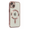 Hubrendy Bez Apple iPhone 14 Kılıf Kross Magneticsafe Kapak - Rose