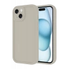 Hubrendy Bez Apple iPhone 14 Kılıf Viera Silikon - Krem