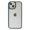 Hubrendy Bez Apple iPhone 14 Plus Kılıf Dora Kapak - Haki Yeşil