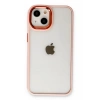 Hubrendy Bez Apple iPhone 14 Plus Kılıf Dora Kapak - Pudra