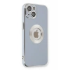 Hubrendy Bez Apple iPhone 14 Plus Kılıf Store Silikon - Sierra Blue