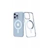 Hubrendy Bez Apple iPhone 14 Pro Kılıf Element Magneticsafe Sert Kapak - Sierra Blue