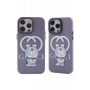 Hubrendy Bez Apple iPhone 14 Pro Kılıf Prada Desenli Kapak - Prada Mor - 3