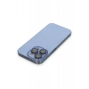 Hubrendy Bez Apple iPhone 14 Pro Max Kılıf Armada Lensli Kapak - Sierra Blue